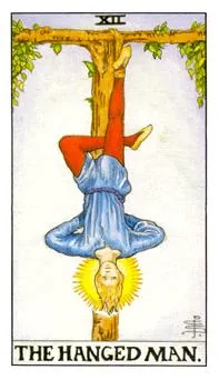 倒吊人 The Hanged Man 塔罗牌牌面