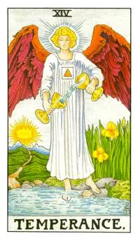 节制 Temperance 塔罗牌牌面